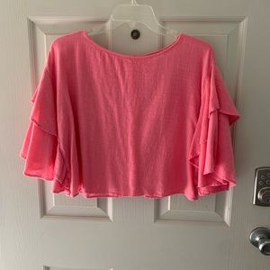 Anthropologie Crop-Top